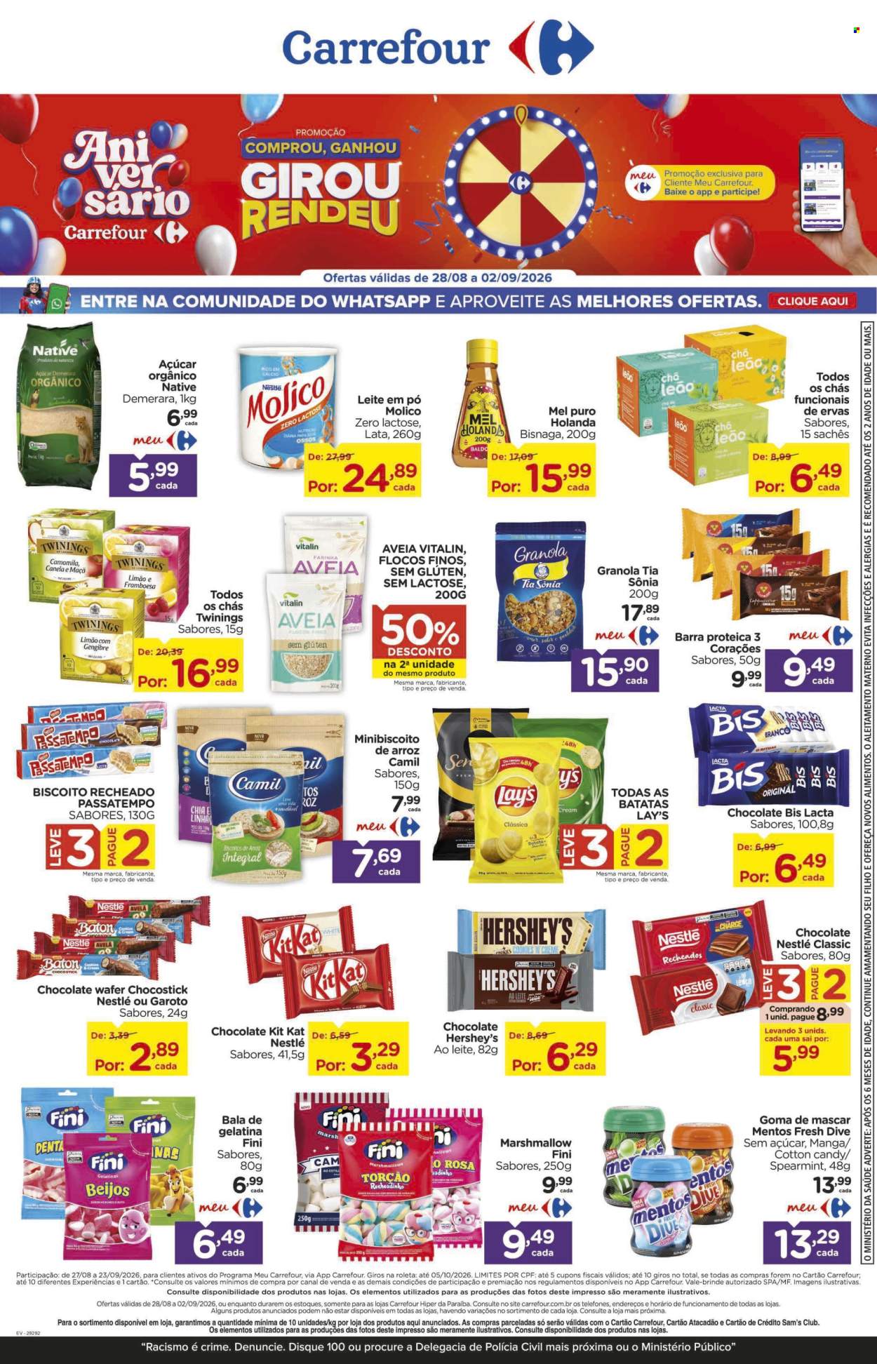 Folheto Carrefour Hiper - 28/08/2026 - 02/09/2026. Página 1