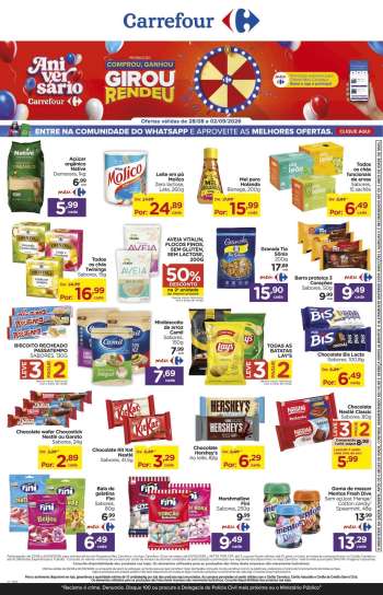 Folheto Carrefour Hiper - 28/08/2026 - 02/09/2026.