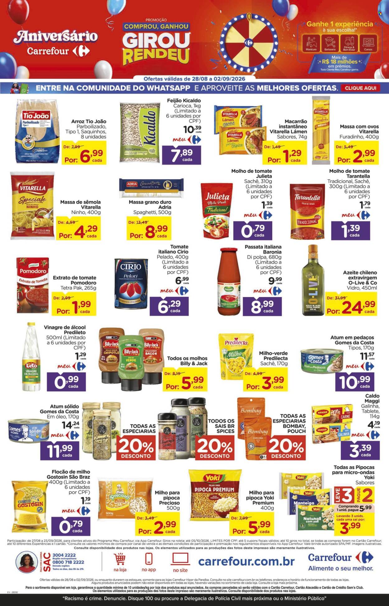 Folheto Carrefour Hiper - 28/08/2026 - 02/09/2026. Página 2