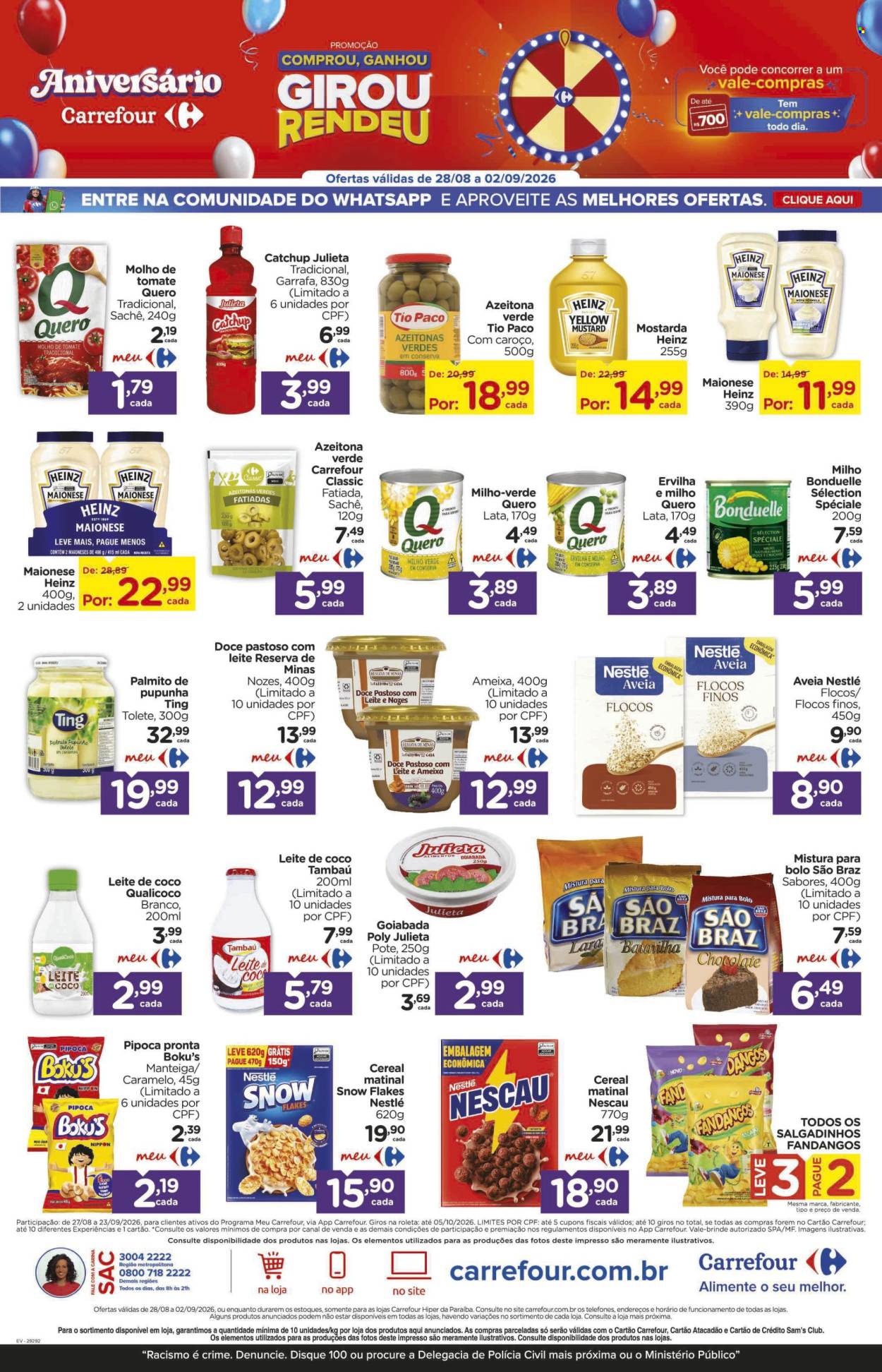 Folheto Carrefour Hiper - 28/08/2026 - 02/09/2026. Página 3