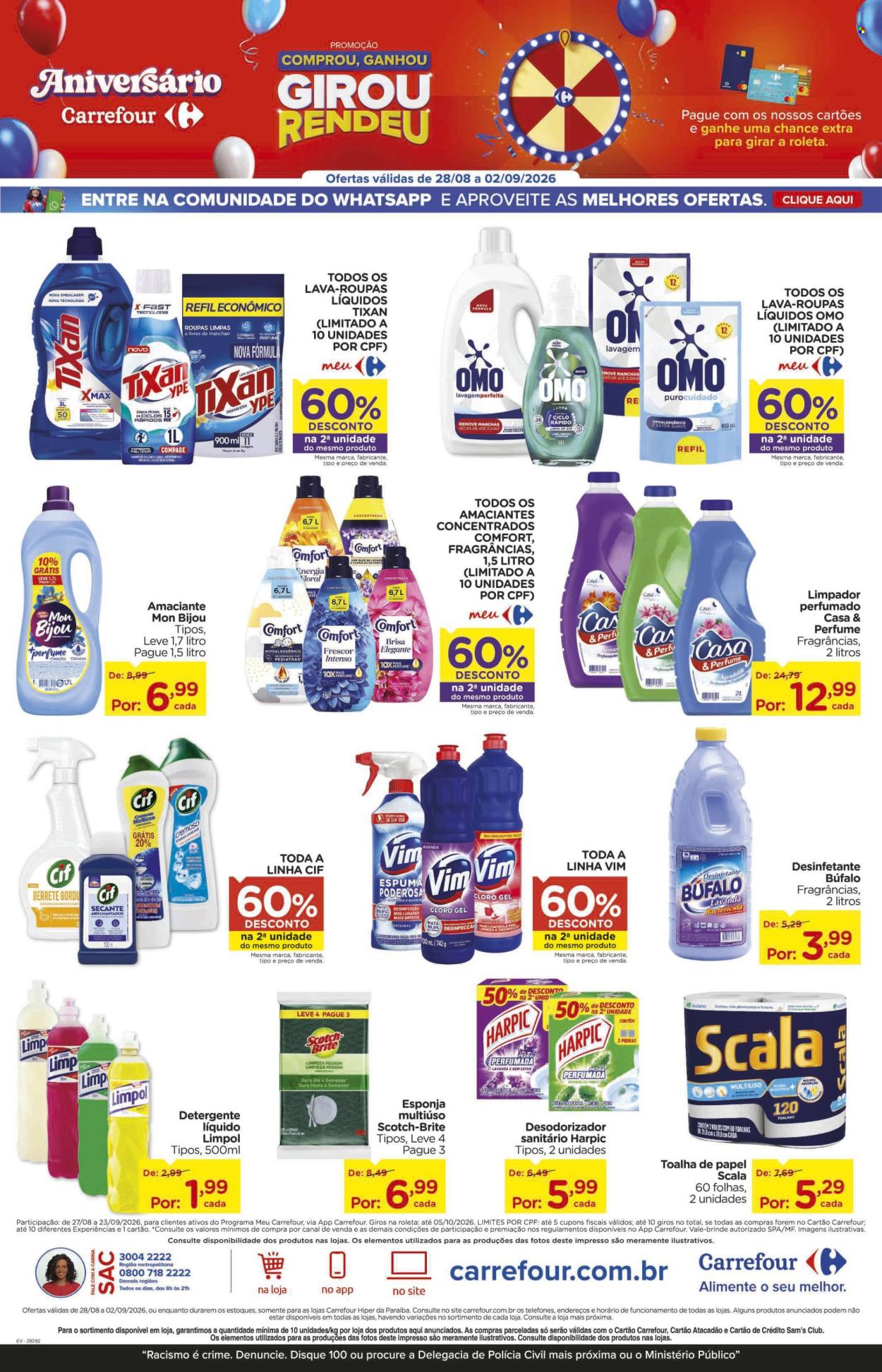 Folheto Carrefour Hiper - 28/08/2026 - 02/09/2026. Página 8