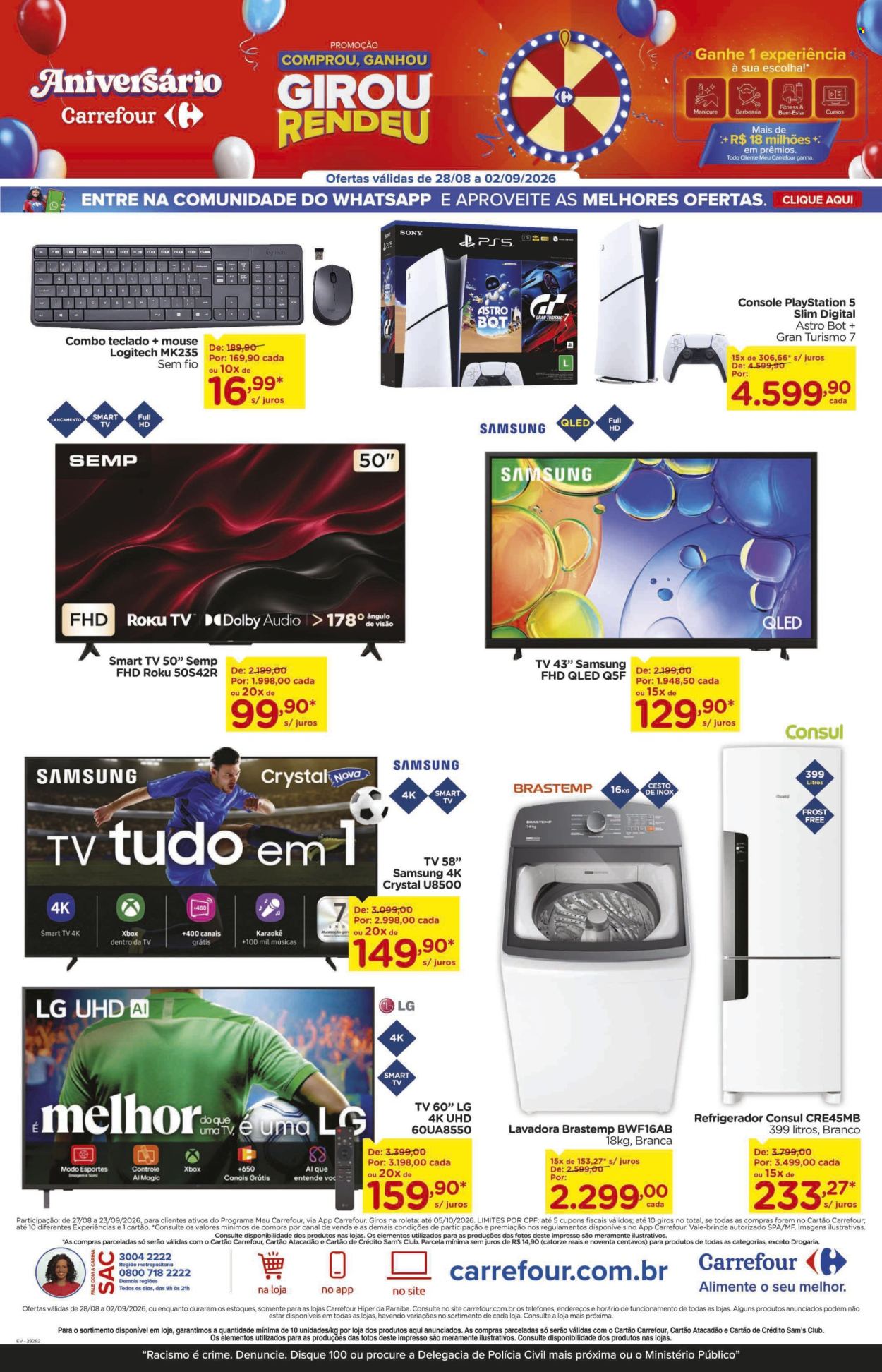 Folheto Carrefour Hiper - 28/08/2026 - 02/09/2026. Página 9