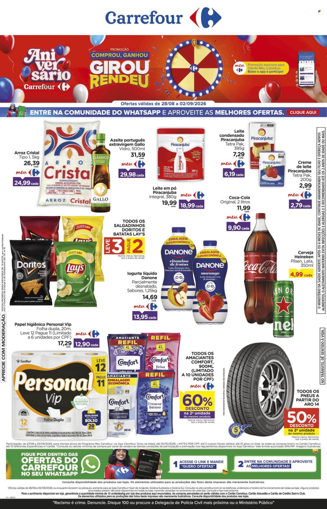 Folheto Carrefour Hiper - 28/08/2026 - 02/09/2026. Página 1