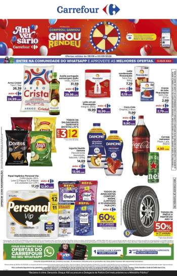 Folheto Carrefour Hiper - 28/08/2026 - 02/09/2026.