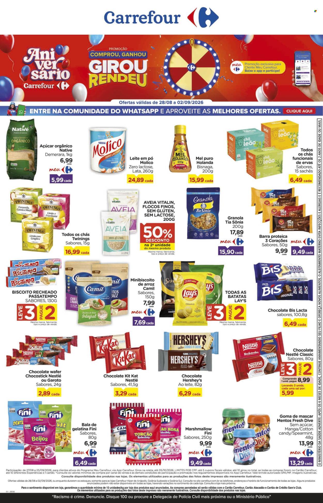 Folheto Carrefour Hiper - 28/08/2026 - 02/09/2026. Página 1