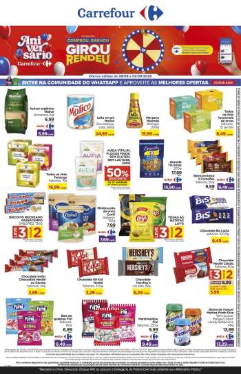 Folheto Carrefour Hiper - 28/08/2026 - 02/09/2026.