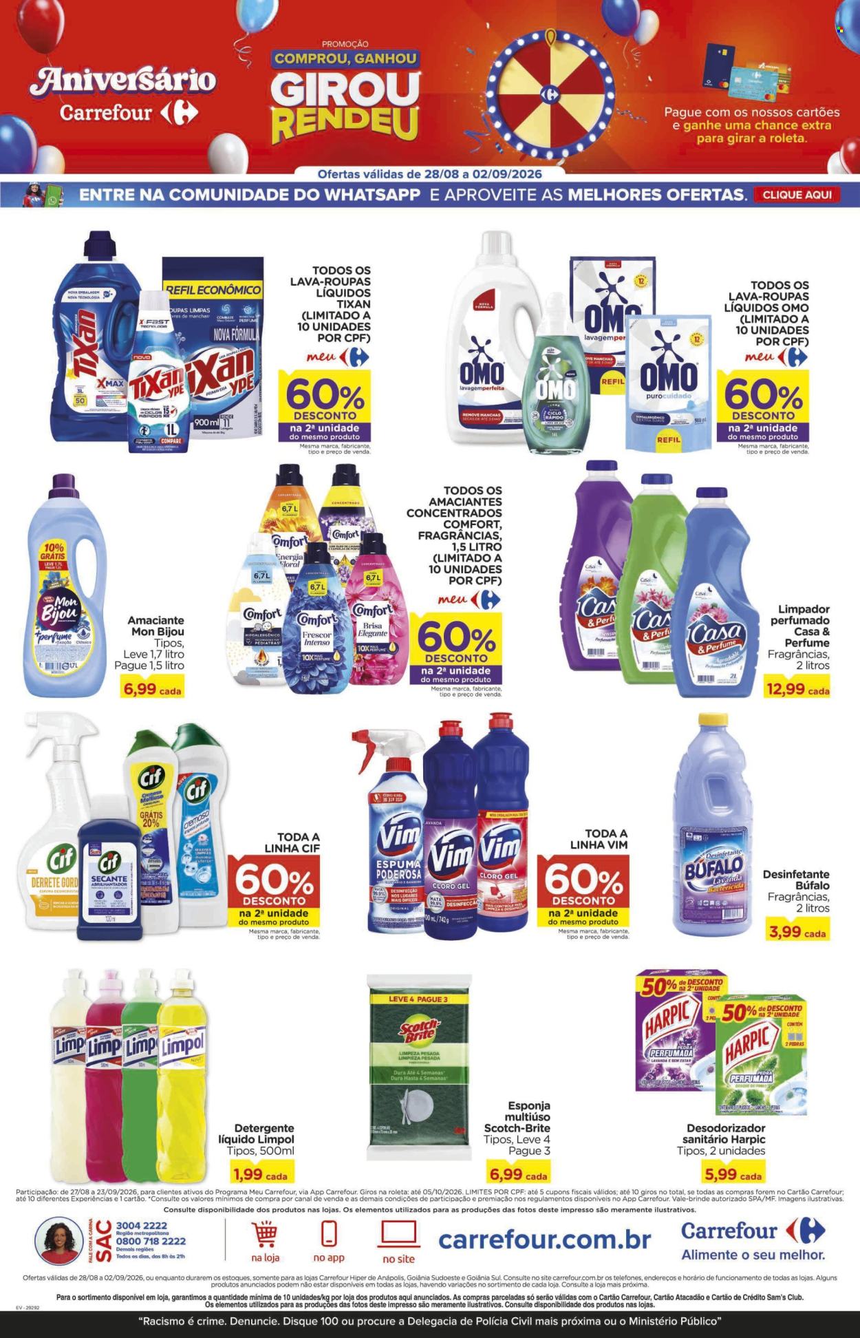 Folheto Carrefour Hiper - 28/08/2026 - 02/09/2026. Página 8