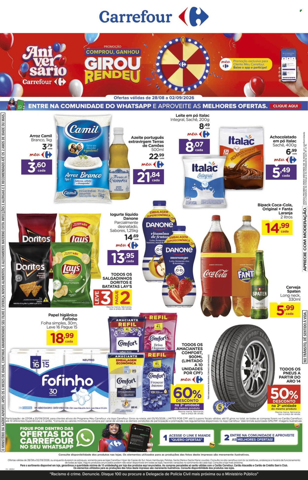 Folheto Carrefour Hiper - 28/08/2026 - 02/09/2026. Página 1