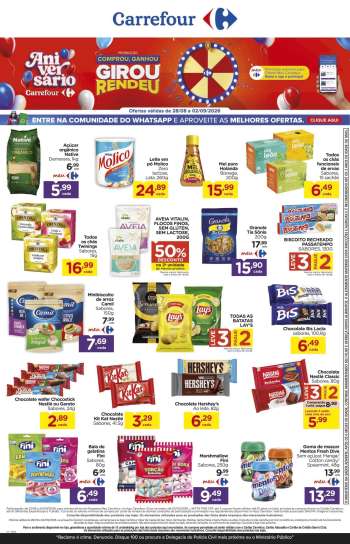 Folheto Carrefour Hiper - 28/08/2026 - 02/09/2026.