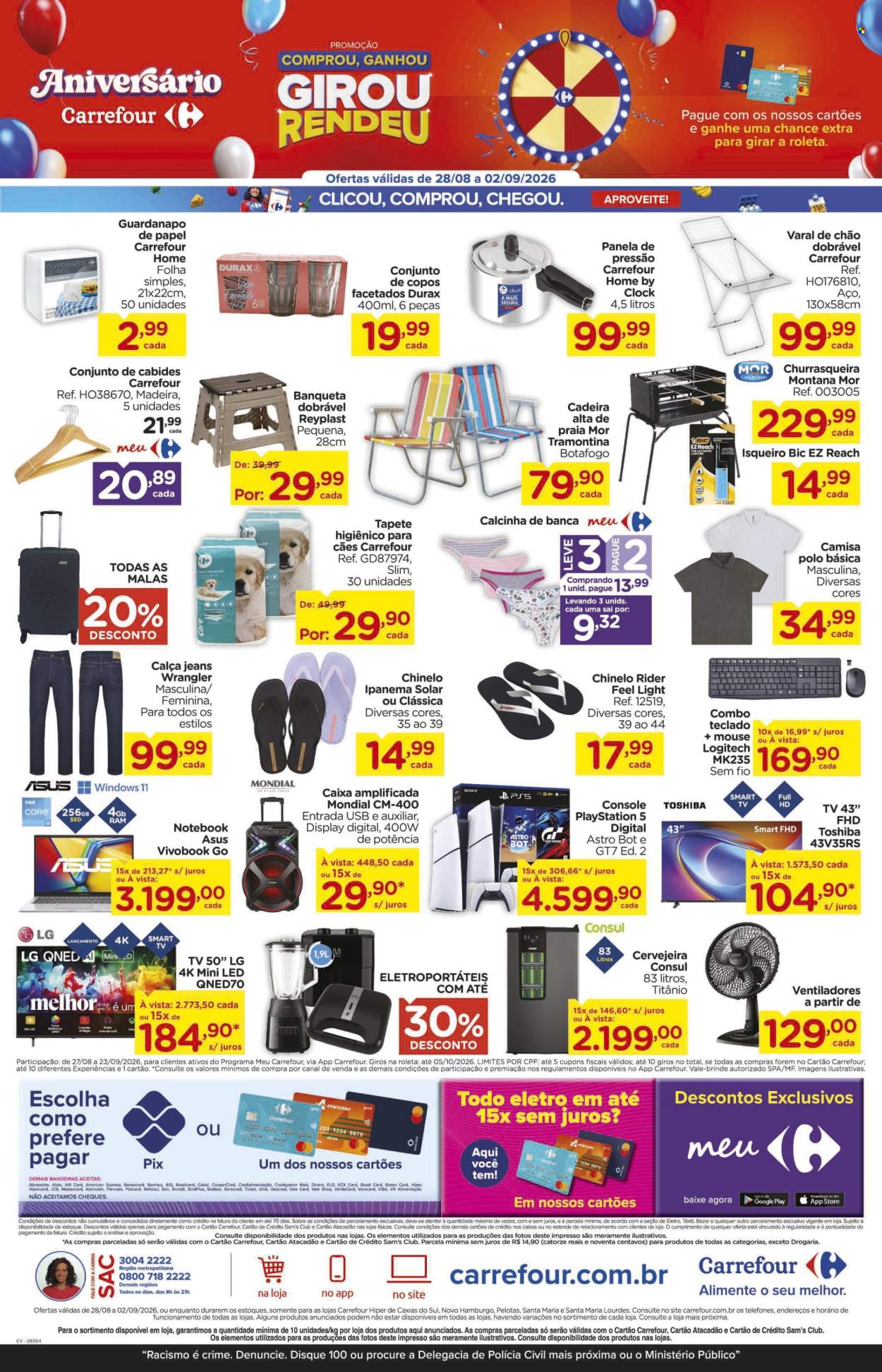 Folheto Carrefour Hiper - 28/08/2026 - 02/09/2026. Página 8