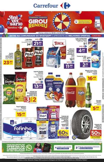Folheto Carrefour Hiper - 28/08/2026 - 02/09/2026.