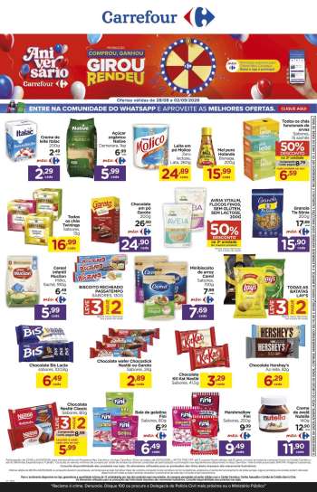 Folheto Carrefour Hiper - 28/08/2026 - 02/09/2026.