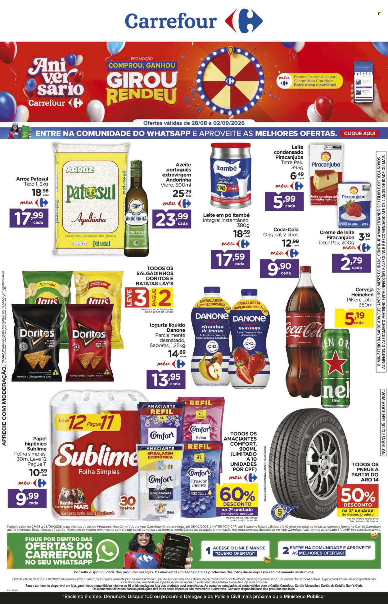 Folheto Carrefour Hiper - 28/08/2026 - 02/09/2026. Página 1