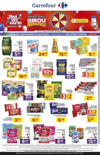 Folheto Carrefour Hiper - 28/08/2026 - 02/09/2026.