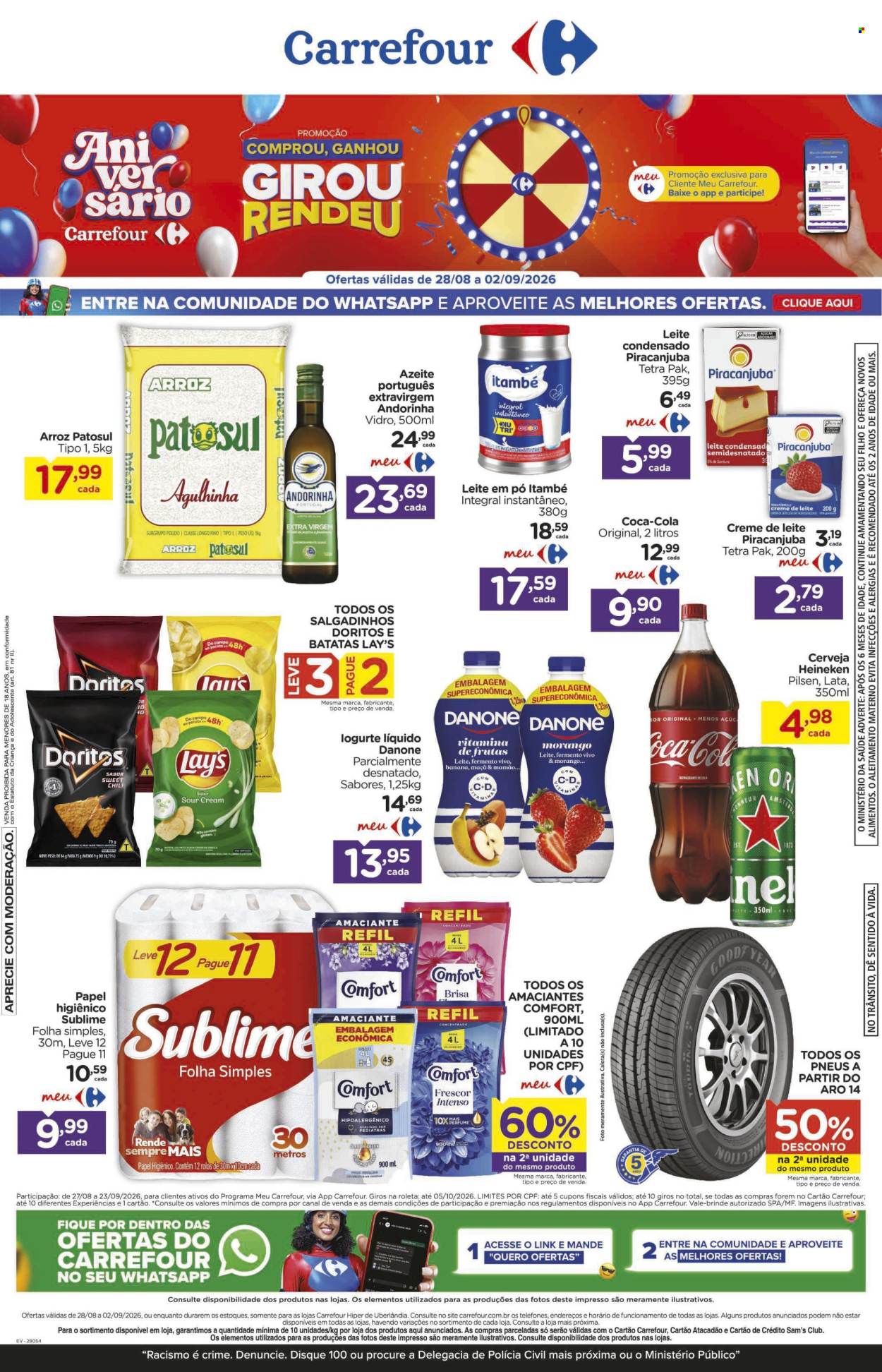 Folheto Carrefour Hiper - 28/08/2026 - 02/09/2026. Página 1