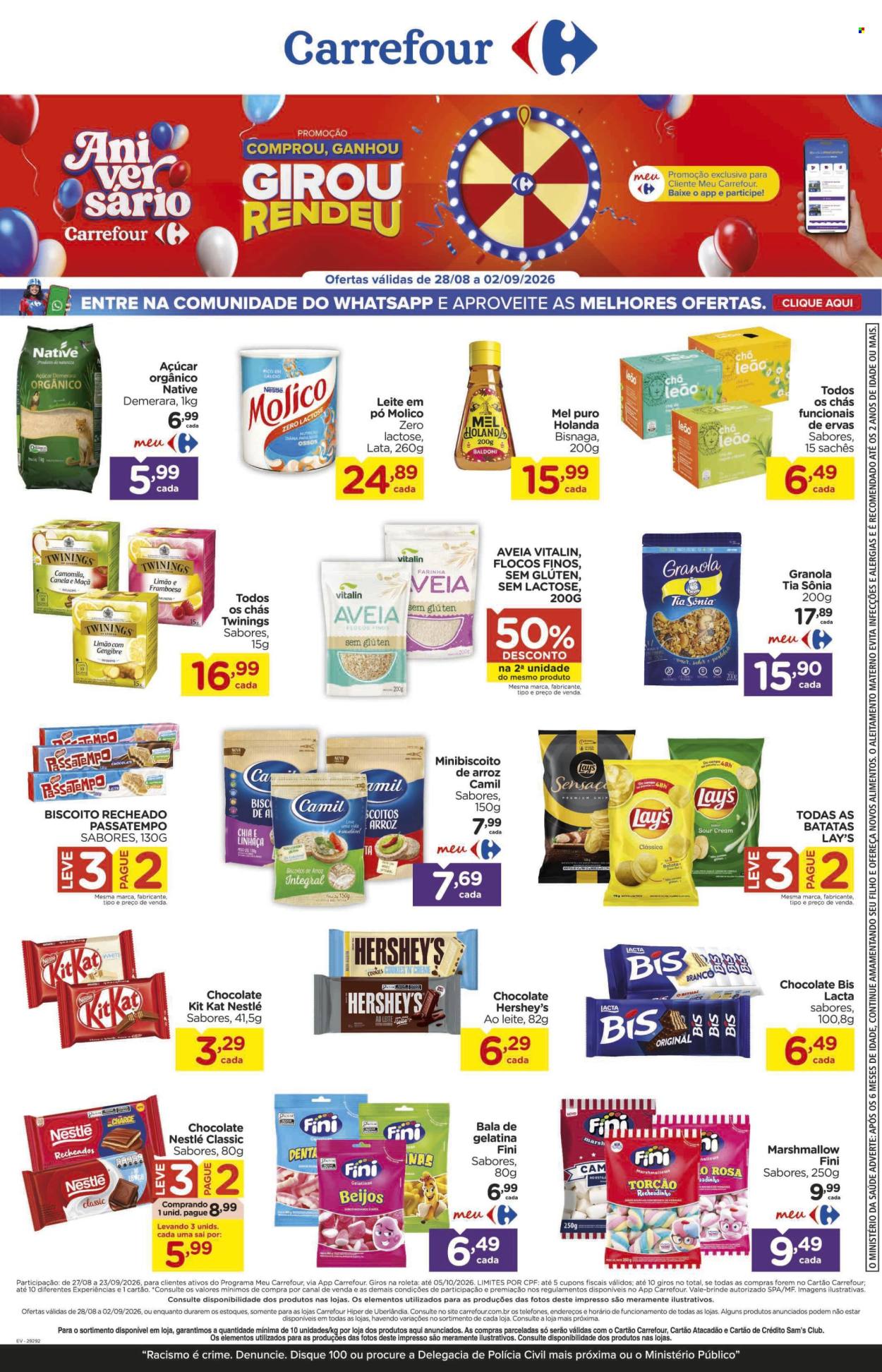 Folheto Carrefour Hiper - 28/08/2026 - 02/09/2026. Página 1