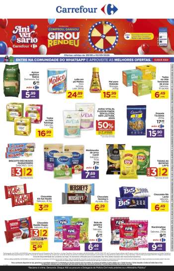 Folheto Carrefour Hiper - 28/08/2026 - 02/09/2026.