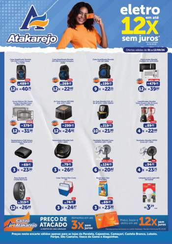 Folheto Atakadão Atakarejo - 01/09/2026 - 13/09/2026.