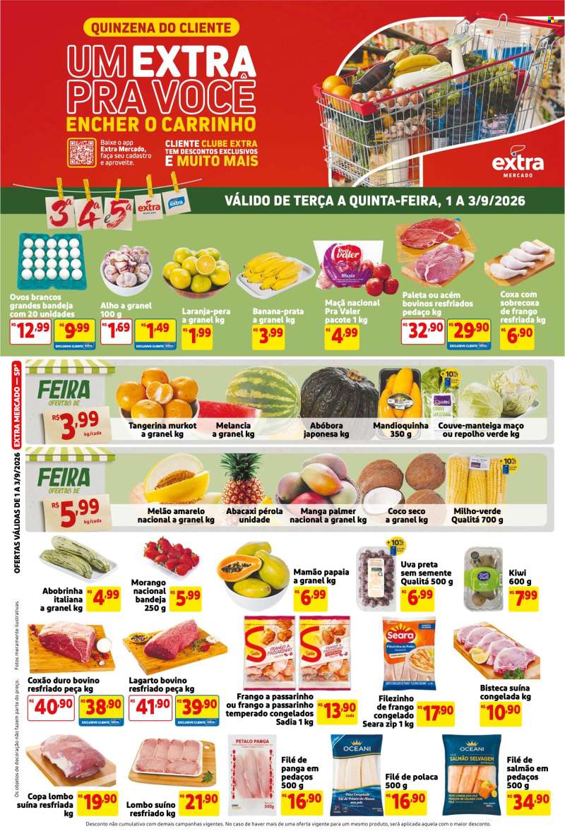 Folheto Mercado Extra - 01/09/2026 - 03/09/2026.