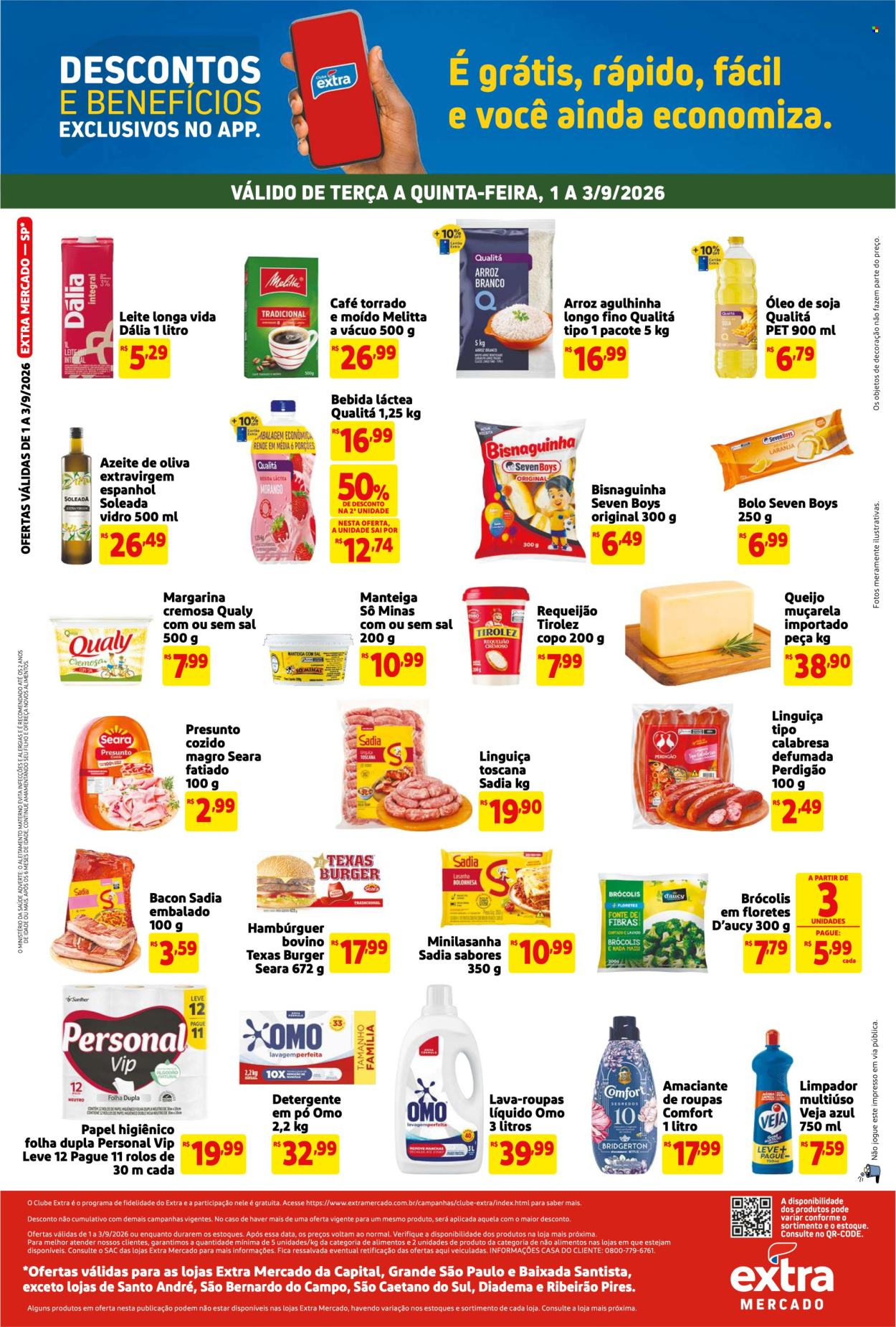 Folheto Mercado Extra - 01/09/2026 - 03/09/2026. Página 2