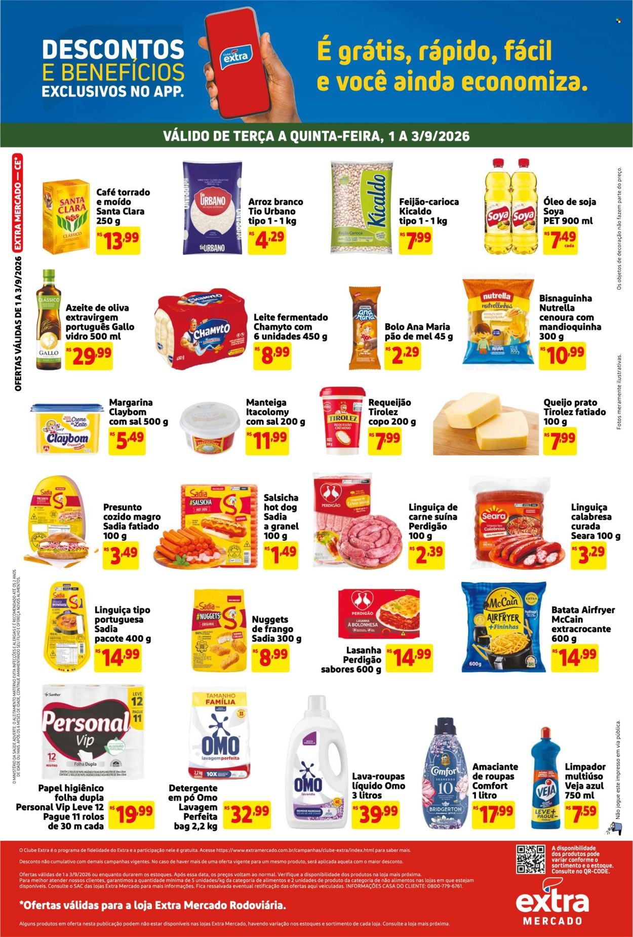 Folheto Mercado Extra - 01/09/2026 - 03/09/2026. Página 2