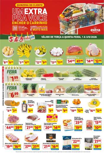 Folheto Mercado Extra - 01/09/2026 - 03/09/2026.