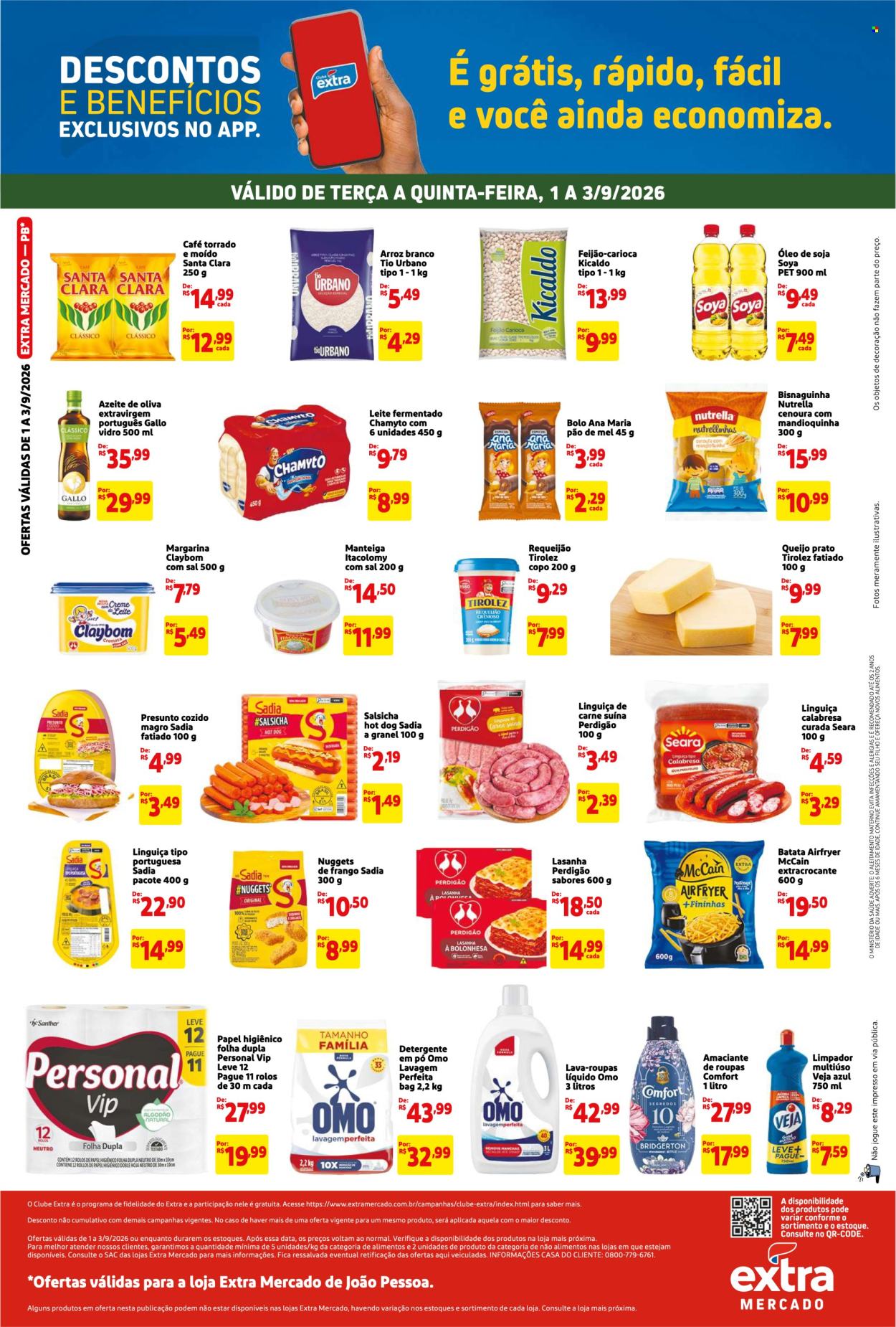 Folheto Mercado Extra - 01/09/2026 - 03/09/2026. Página 2