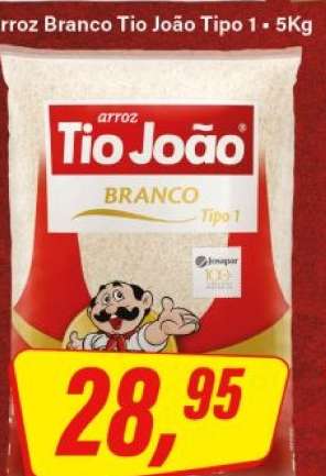 Arroz Branco Tio João Tipo 1 - 5Kg