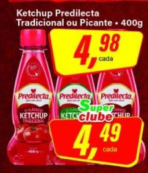 Ketchup Predilecta Tradicional ou Picante