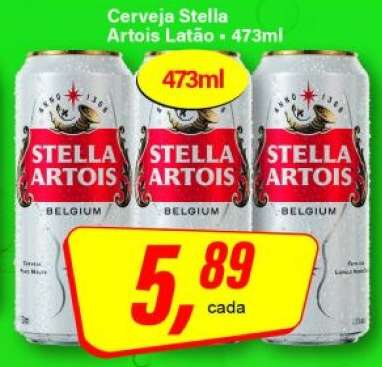 Cerveja Stella Artois Latão