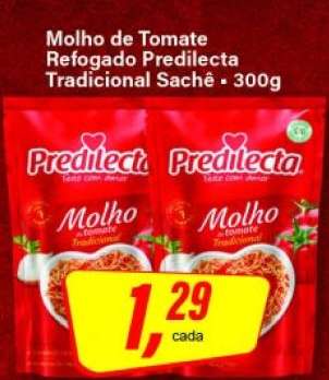 Molho de Tomate Refogado Predilecta Tradicional Sachê