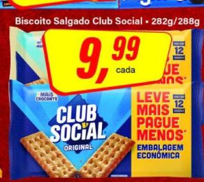 Biscoito Salgado Club Social