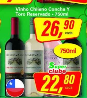 Vinho Chileno Concha Y Toro Reservado