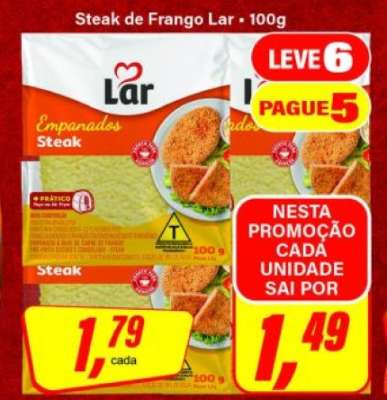 Steak de Frango Lar