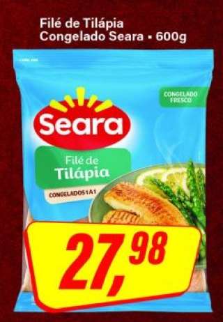Filé de Tilápia Congelado Seara - 600g
