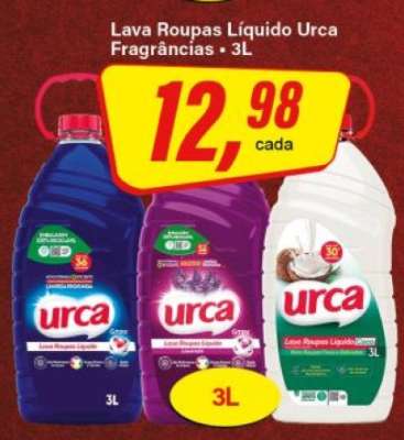Lava Roupas Líquido Urca