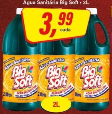 Água Sanitária Big Soft