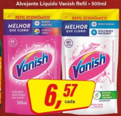 Alvejante Líquido Vanish Refil - 500ml