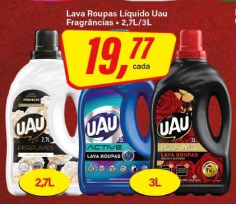 Lava Roupas Líquido Uau