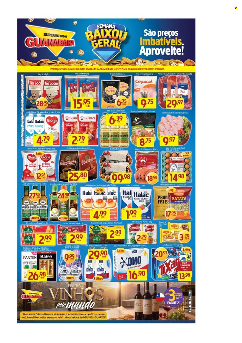 Folheto Supermercados Guanabara - 02/09/2026 - 04/09/2026.