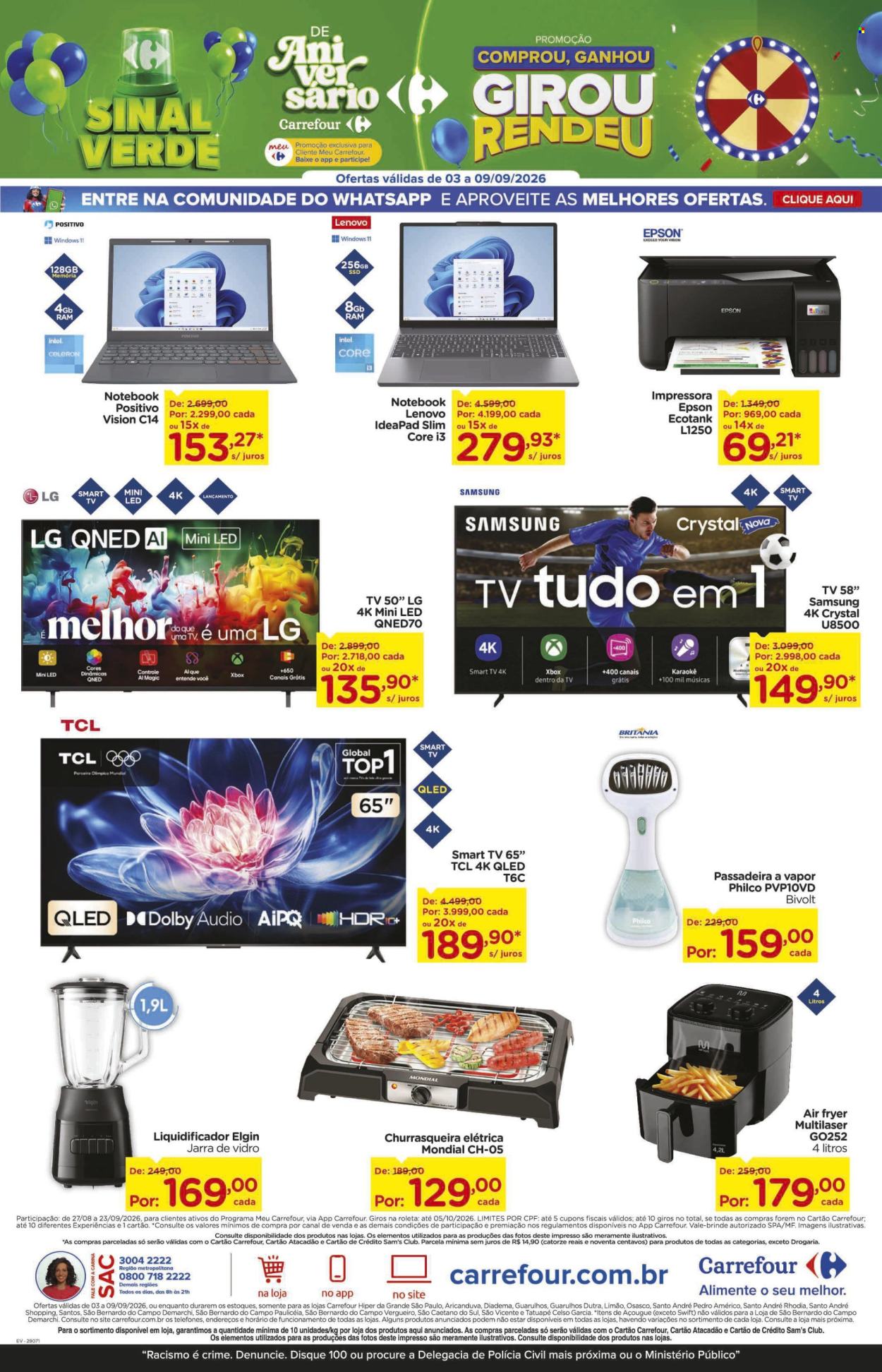 Folheto Carrefour Hiper - 03/09/2026 - 09/09/2026. Página 20