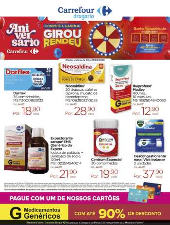 Folheto Carrefour Hiper - 03/09/2026 - 23/09/2026.