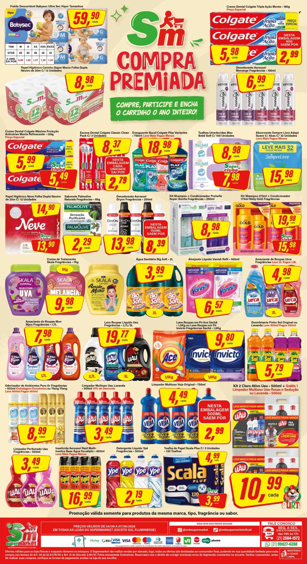 Folheto Rede Supermarket - 04/09/2026 - 07/09/2026. Página 4