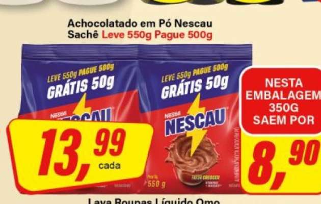 Achocolatado em Pó Nescau
