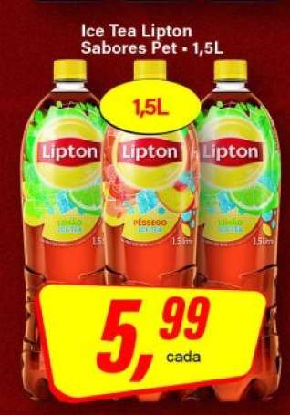 Ice Tea Lipton Sabores Pet
