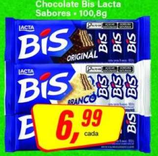 CHOCOLATE BIS LACTA SABORES
