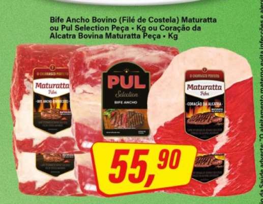 Bife Ancho Bovino (Filé de Costela) Maturatta ou Pul Selection Peça