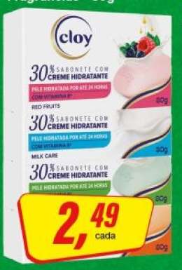 Cloy Sabonete com Creme Hidratante