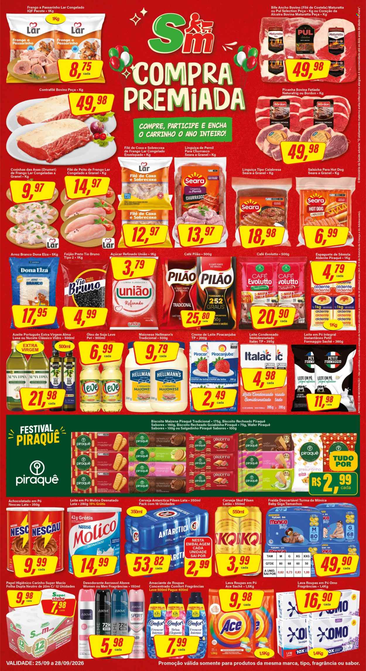Folheto Rede Supermarket - 25/09/2026 - 28/09/2026. Página 1