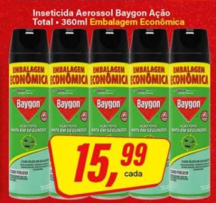 Inseticida Aerossol Baygon Ação Total